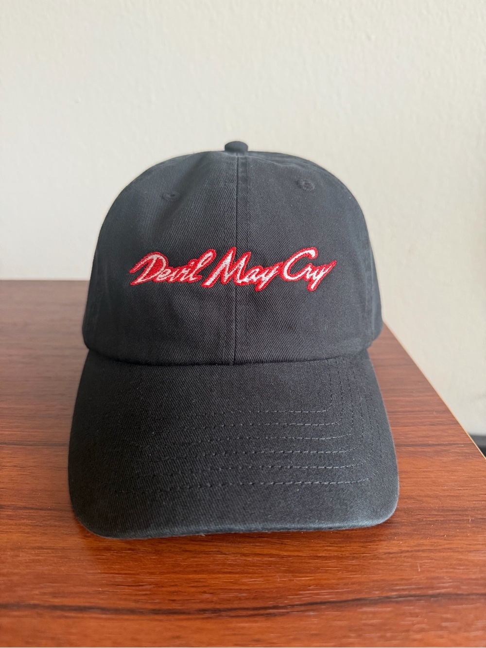 Black Devil May Cry Retro Video Game Strap Back Hat
